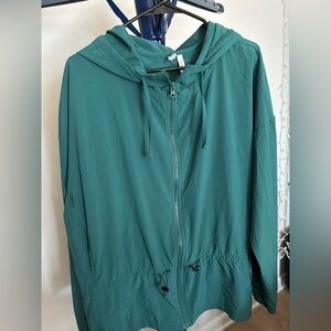 Z By Zella Women's Green Hooded Jacket Like New XXL
